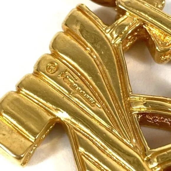 Salvatore Ferragamo vintage Sandals shoes Accessories Jewelry Long Necklace - Picture 6 of 11